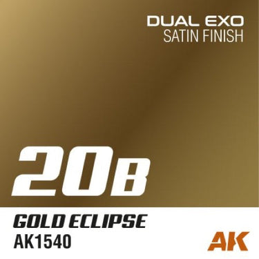 AK Interactive AK1540 Dual Exo Sc-Fi 20B Gold Eclipse 60ml